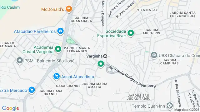 Mapa do bairro Jardim Ramala, Sao Paulo - SP