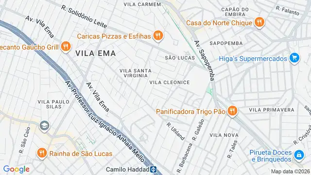 Mapa do bairro Jardim Redencao, Sao Paulo - SP