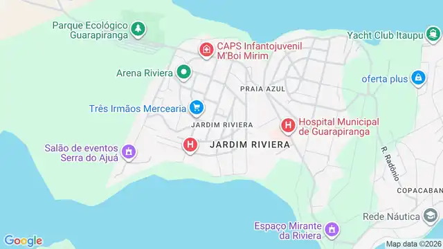 Mapa do bairro Jardim Riviera, Sao Paulo - SP