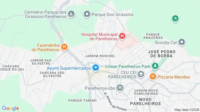 Mapa do bairro Jardim Roschel, Sao Paulo - SP
