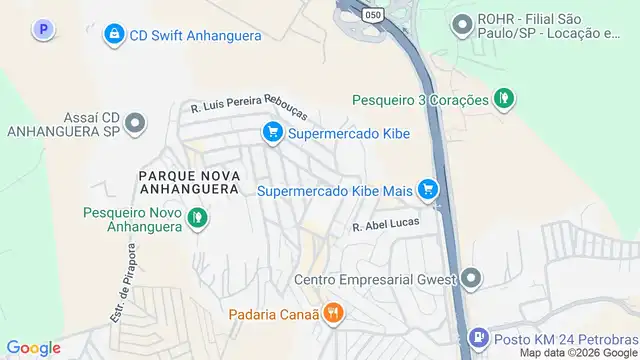 Mapa do bairro Jardim Santa Fe (Zona Oeste), Sao Paulo - SP