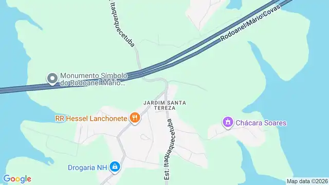 Mapa do bairro Jardim Santa Tereza, Sao Paulo - SP