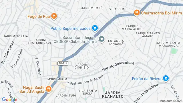 Mapa do bairro Jardim Santa Zelia, Sao Paulo - SP