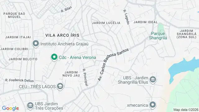 Mapa do bairro Jardim Sao Pedro (Zona Sul), Sao Paulo - SP