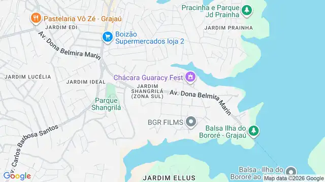 Mapa do bairro Jardim Shangrilá (Zona Sul), Sao Paulo - SP