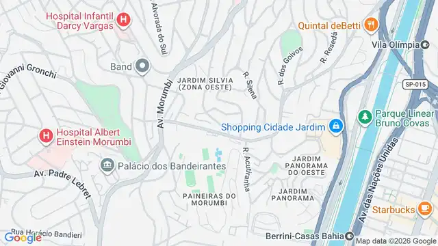 Mapa do bairro Jardim Silvia (Zona Oeste), Sao Paulo - SP