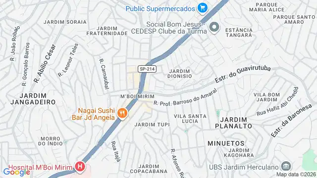 Mapa do bairro Jardim Sonia Regina, Sao Paulo - SP