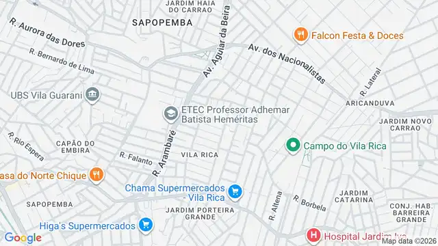 Mapa do bairro Jardim Tango, Sao Paulo - SP