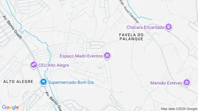 Mapa do bairro Jardim Vale do Sol, Sao Paulo - SP