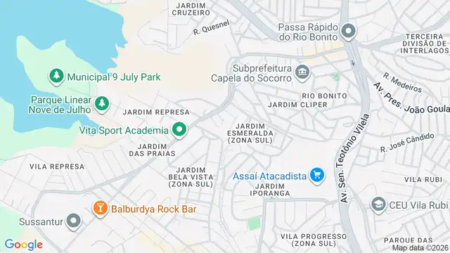 Mapa do bairro Jardim Vilma, Sao Paulo - SP