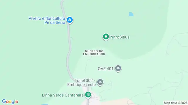 Mapa do bairro Núcleo do Engordador, Sao Paulo - SP