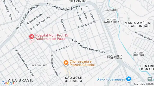 Mapa do bairro Parada XV de Novembro, Sao Paulo - SP