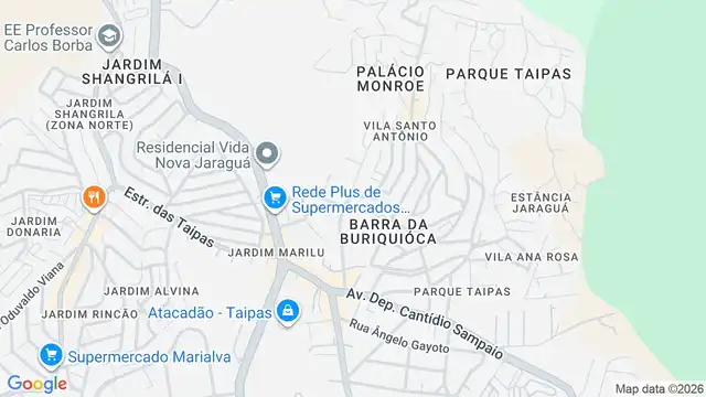 Mapa do bairro Parada, Sao Paulo - SP