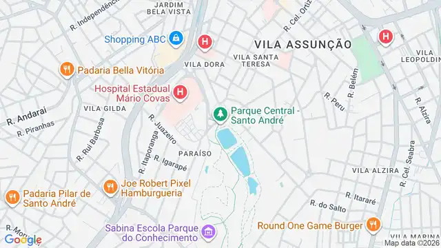 Mapa do bairro Parque Central, Sao Paulo - SP