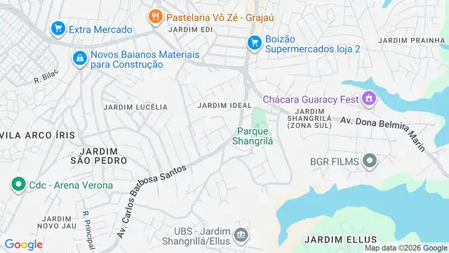 Mapa do bairro Parque Deizy, Sao Paulo - SP