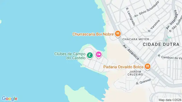 Mapa do bairro Parque do Castelo, Sao Paulo - SP