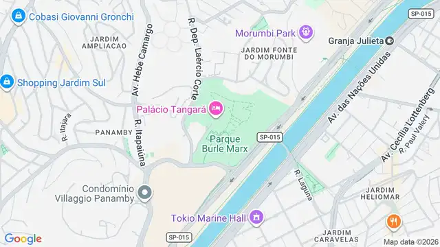 Mapa do bairro Parque do Morumbi, Sao Paulo - SP