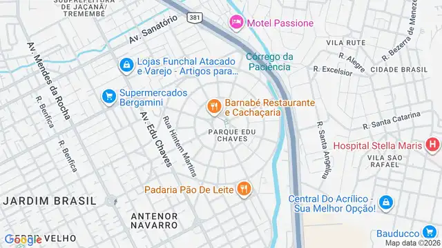 Mapa do bairro Parque Edu Chaves, Sao Paulo - SP