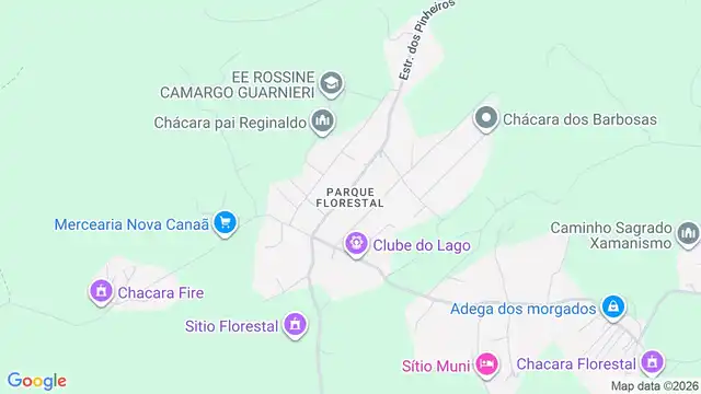 Mapa do bairro Parque Florestal, Sao Paulo - SP