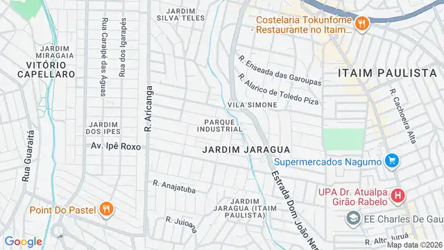 Mapa do bairro Parque Industrial, Sao Paulo - SP