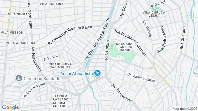 Mapa do bairro Parque Residencial D'abril, Sao Paulo - SP