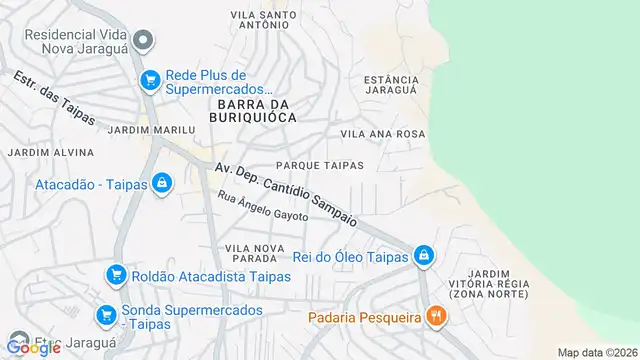 Mapa do bairro Parque Taipas, Sao Paulo - SP