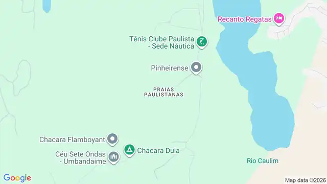 Mapa do bairro Praias Paulistanas, Sao Paulo - SP