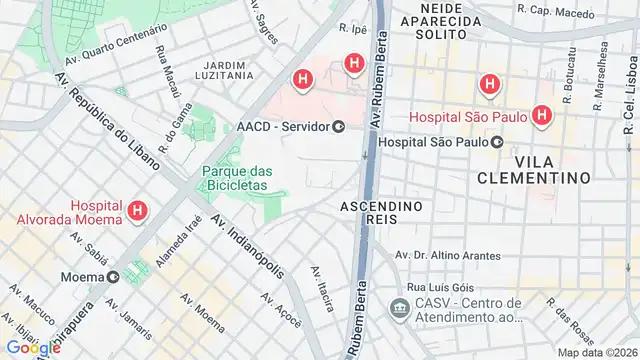 Mapa do bairro Recanto das Andorinhas, Sao Paulo - SP