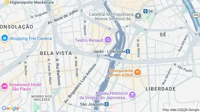 Mapa do bairro São Paulo, Sao Paulo - SP