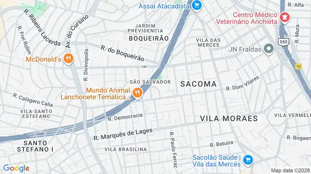 Mapa do bairro São Salvador, Sao Paulo - SP