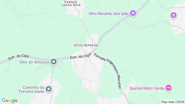 Mapa do bairro Sítio Represa, Sao Paulo - SP