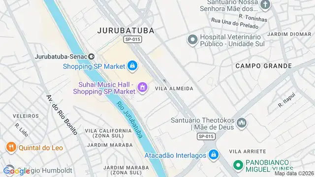 Mapa do bairro Vila Almeida, Sao Paulo - SP