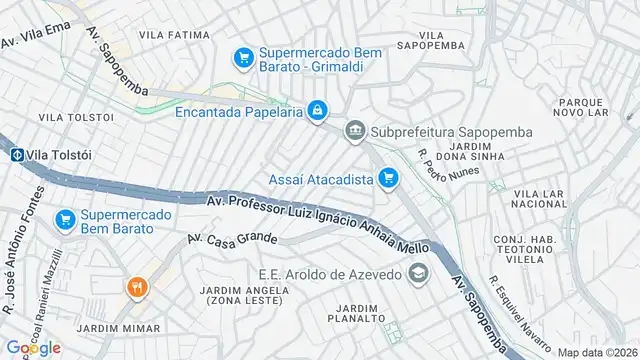 Mapa do bairro Vila Antonio dos Santos, Sao Paulo - SP