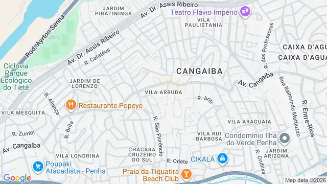 Mapa do bairro Vila Arruda, Sao Paulo - SP