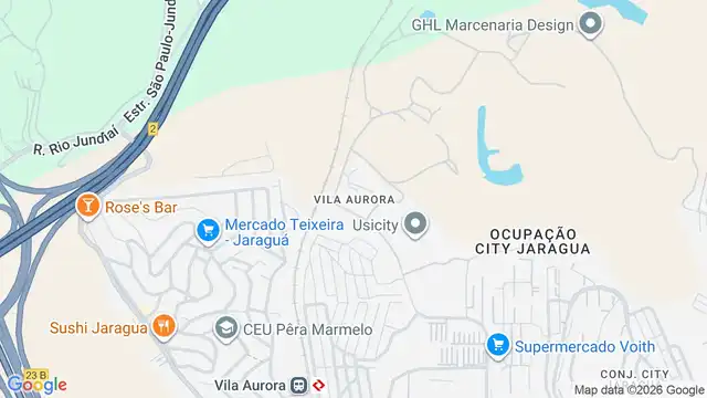 Mapa do bairro Vila Aurora, Sao Paulo - SP