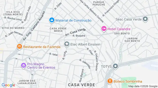 Mapa do bairro Vila Baruel, Sao Paulo - SP