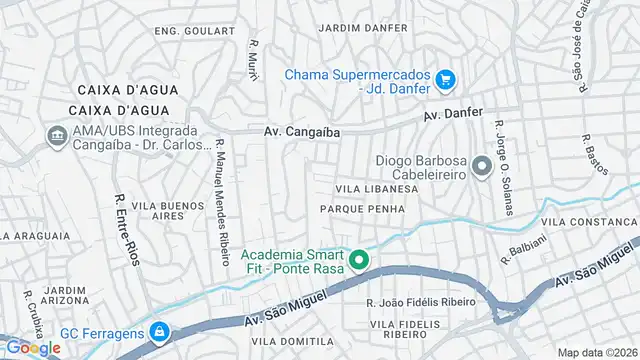 Mapa do bairro Vila Belo Horizonte, Sao Paulo - SP