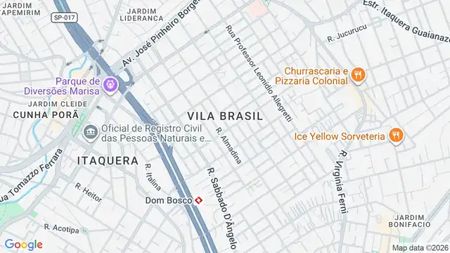 Mapa do bairro Vila Brasil, Sao Paulo - SP