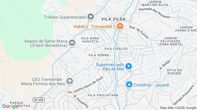 Mapa do bairro Vila Dorna, Sao Paulo - SP