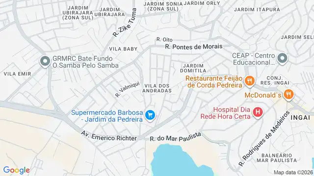 Mapa do bairro Vila dos Andradas, Sao Paulo - SP