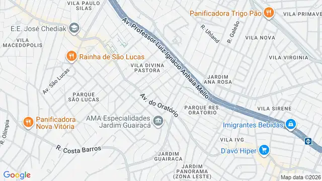 Mapa do bairro Vila dos Minerios, Sao Paulo - SP