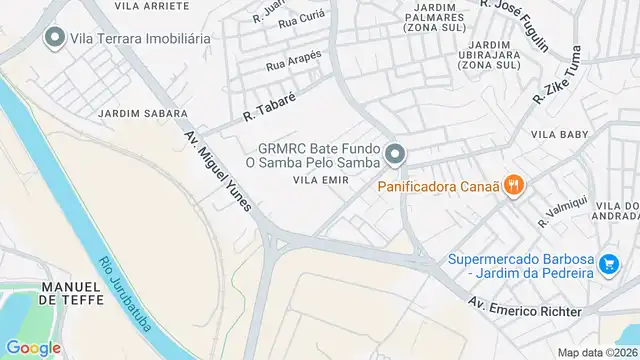 Mapa do bairro Vila Emir, Sao Paulo - SP