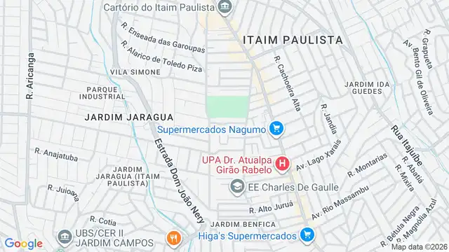 Mapa do bairro Vila Escolar, Sao Paulo - SP