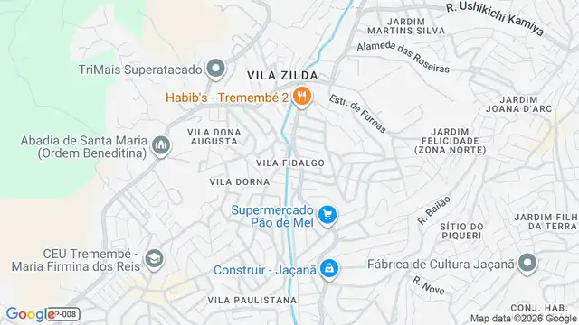 Mapa do bairro Vila Fidalgo, Sao Paulo - SP