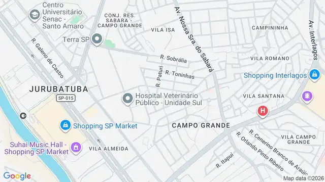 Mapa do bairro Vila Gea, Sao Paulo - SP