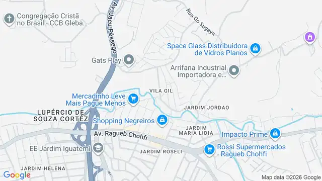 Mapa do bairro Vila Gil, Sao Paulo - SP