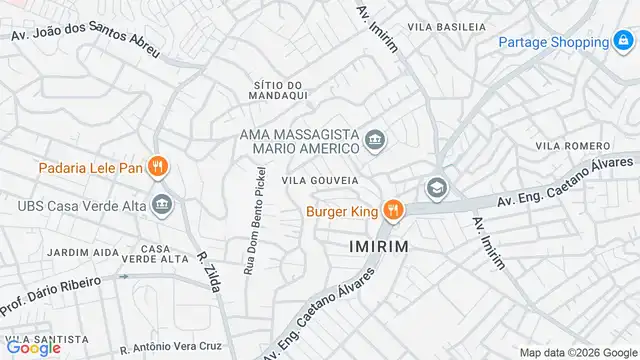 Mapa do bairro Vila Gouveia, Sao Paulo - SP