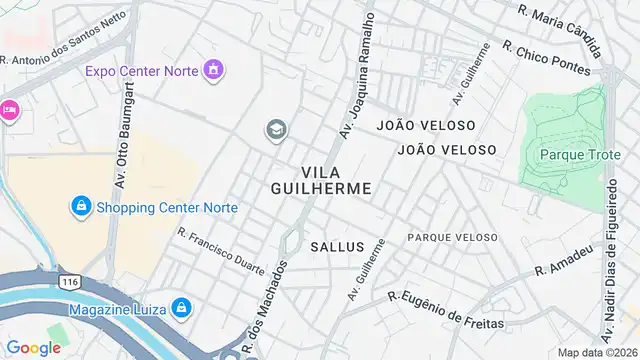 Mapa do bairro Vila Guilherme, Sao Paulo - SP