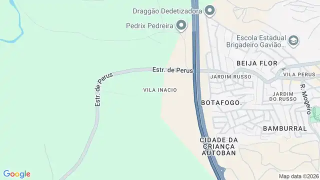 Mapa do bairro Vila Inácio, Sao Paulo - SP