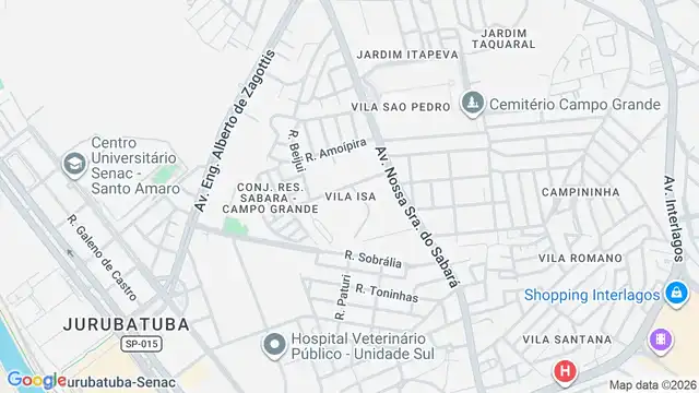 Mapa do bairro Vila Isa, Sao Paulo - SP